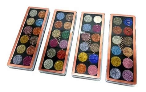 Paletas Vivai Sombras Glitter Cores Mercadolivre