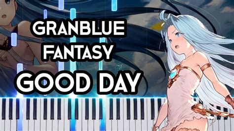 Granblue Fantasy Good Day Piano Synthesia YouTube