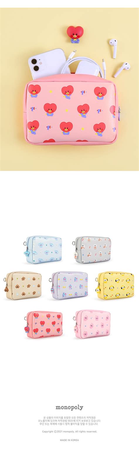 BT21 X Monopoly Collaboration Baby Cable Pouch