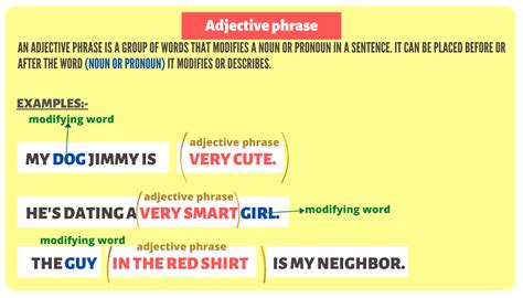 Adjective Phrases A Free Detailed Post On Adjective Phrases