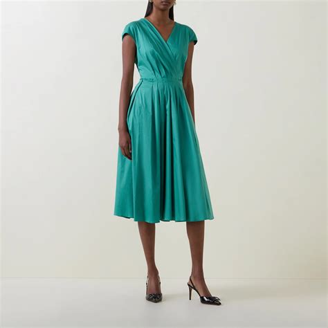 Weekend Max Mara Vertice Cap Sleeve Midi Dress