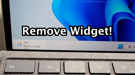 How To Remove Weather Widget From Taskbar On Windows 11 Or 10 Pc Youtube