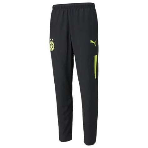 Dortmund Trainingshose Woven Pre Match Schwarz Gelb