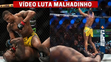 LUTA MALHADINHO UFC SÃO PAULO BRASILEIRO DOMINA GIGANTE E MIRA EM EX