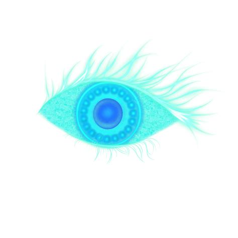 Abstract Light Effect Png Image Eye Light Effect Blue Abstract Art