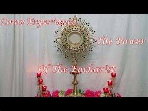 Th October Eucharistic Adoration Deliverance And Healing Youtube