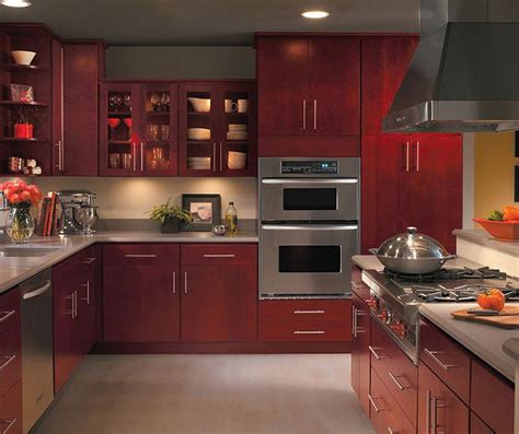 20+ Burgundy Painted Kitchen Cabinets – The Urban Decor