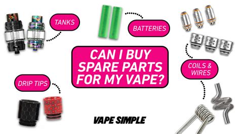 Can I Buy Spare Parts For My Vape? - Vape Simple