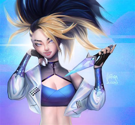 Kda All Out Akali Fanart That I Drew Rakalimains