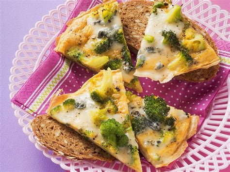 Brokkoli Frittata Mit Grogonzola Rezept Eat Smarter