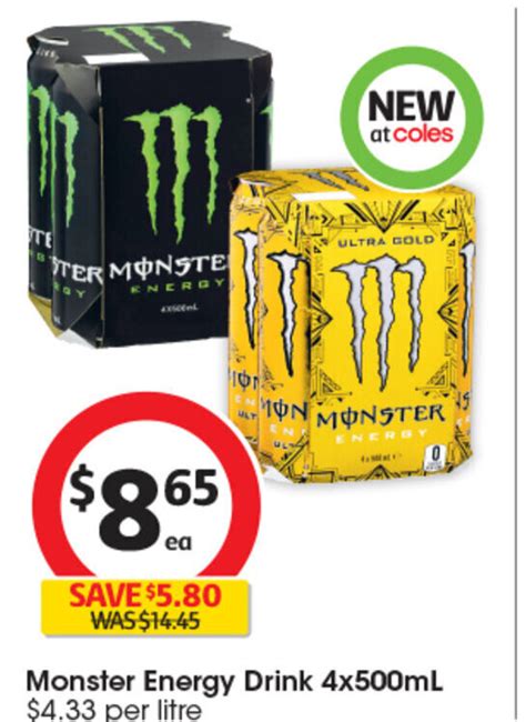 Monster Energy Drink X Ml Offer At Coles