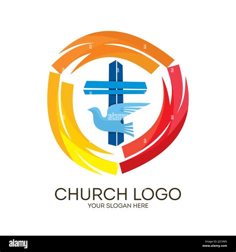 Logo de l église Symboles chrétiens La croix de Jésus et de la