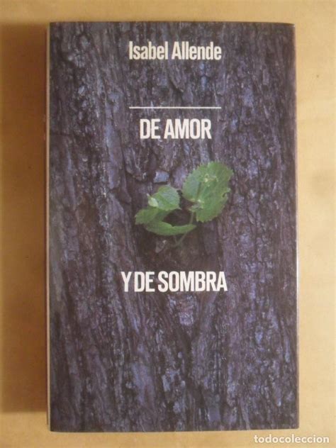 De Amor Y De Sombra Isabel Allende Circulo Comprar En