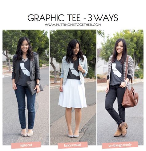 3 Ways To Wear A Graphic Tee The Home T How To Wear Graphic Tee