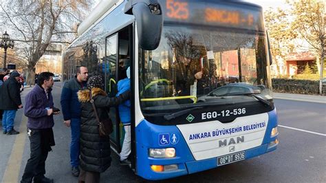 EGOdan seçim günü duyurusu Ankarada toplu taşıma araçlarını