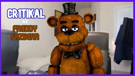 Sfmfnaf Cr1tikal As Freddy Fazbear The Movie Youtube