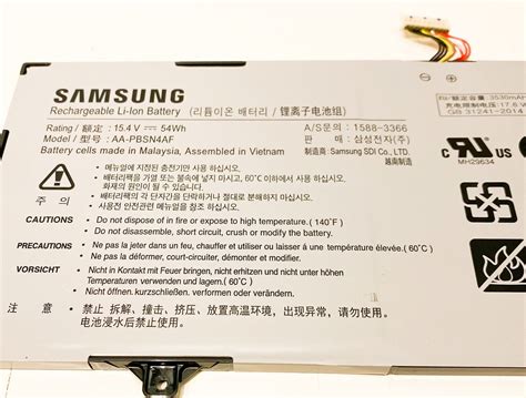 Aa Pbsn Af Genuine Battery Li Ion V Wh For Samsung Np Qcj