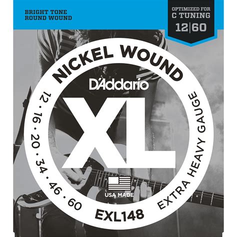 D Addario Exl Extra Heavy Xl Nickel Wound Electric Exl B H