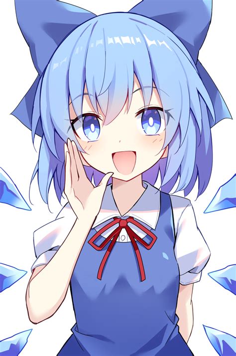 Safebooru 1girl Blue Bow Blue Dress Blue Eyes Blue Hair Blush Bow