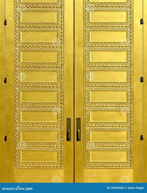 The Golden Doors Of The Holy Kaaba Closeup Makkah Province Of Saudi