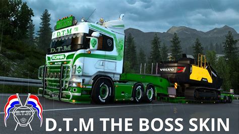 Ets 2 SCANIA RJL 6 SERIE DTM THE BOSS SKIN SPECIAL AIRBRUSH GRIFFIN