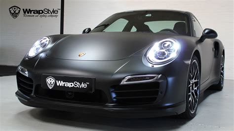 Porsche 911 - Black Matt wrap | WrapStyle