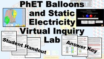 PhET Balloons And Static Electricity Virtual Inquiry Lab Student