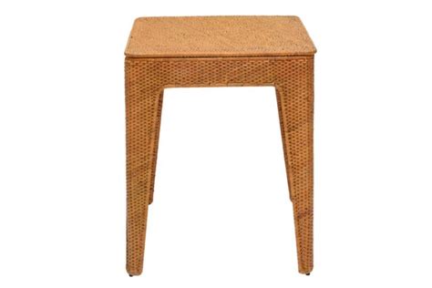 Saranac Woven Side Table Mecox Gardens
