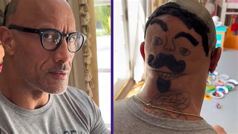 Dwayne Johnson Gives Major Side Eye After Daughters Prank Him Youtube