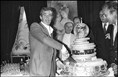 Photo Jean Paul Belmondo Michel Audiard Et Georges Lautner Cannes