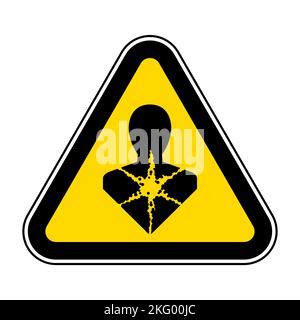 Vector Illustration Ghs Hazard Pictogram Oxidizing Hazard Warning