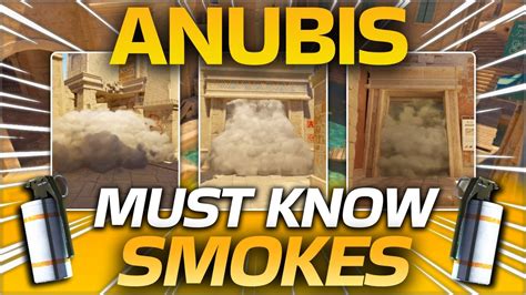 10 Must Know Smokes On Anubis In Cs2 Youtube