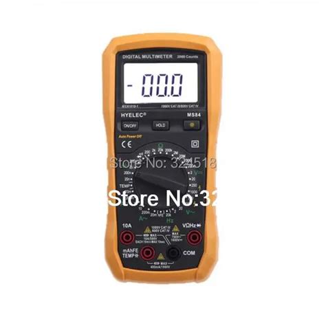 Hyelec Ms Digital Multimeter Counts Ac Dc Resistance Capacitance