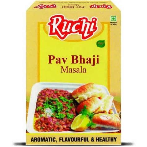 Ruchi Pav Bhaji Masala Packaging Size G Packaging Type Box At