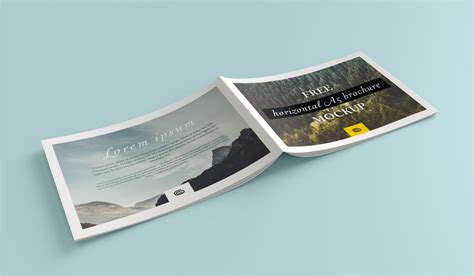 A5 Horizontal Brochure Mockup — Free Mockup World