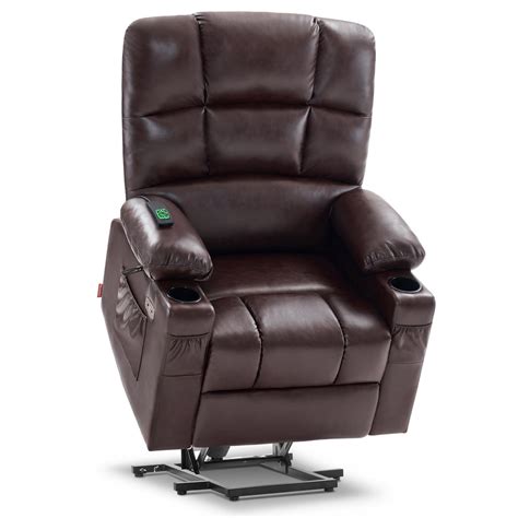Mcombo Dual Motor Large Power Lift Recliner Chair With Massage And Hea