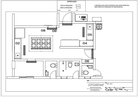 Cozinha Industrial Planta Baixa Braincp