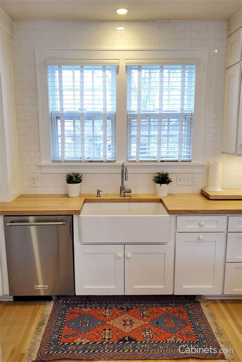 Original Charm In Restored Colonial Butcher Block Countertops White