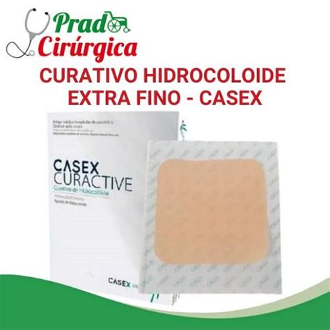 Curativo Hidrocoloide Extra Fino Cm X Cm Casex Campinas