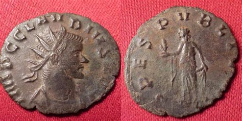 CLAUDIUS II GOTHICUS AE Antoninianus SPES PVBLICA Spes Advancing