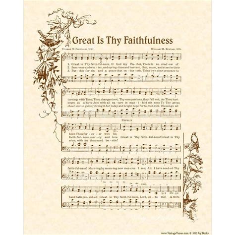 Great Is Thy Faithfulness Lyrics