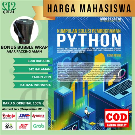 Buku Kumpulan Solusi Pemrograman Python Budi Raharjo Lazada Indonesia