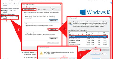 Pantallazos Es Windows 10 Eliminar Un Perfil De Usuario