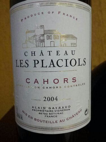 Ch Teau Lamartine Cahors Ch Teau Les Placiols Vivino Us