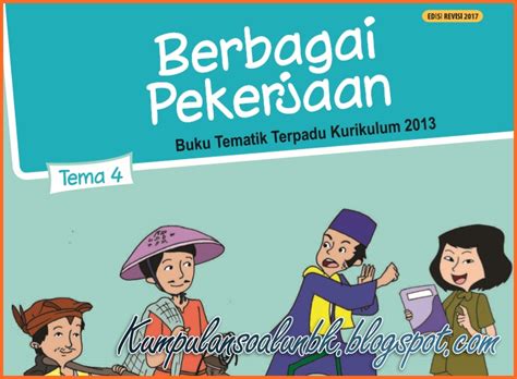 Lengkap Kunci Jawaban Tematik Kelas Tema Berbagai Pekerjaan