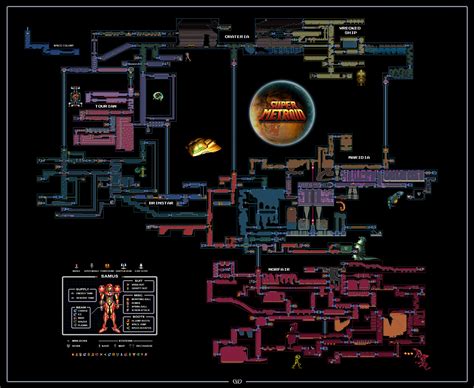 Super Metroid Map Metroid Map Metroid Super Metroid