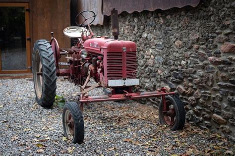 Is A Red Mc Cormick Farmall Super FC C Editorial Stock Photo Image Of