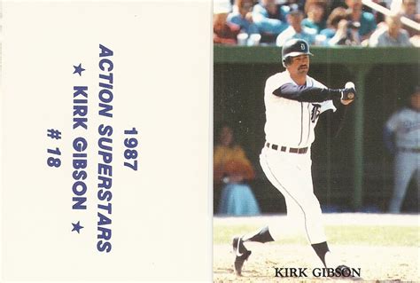 1987 Action Superstars Series I Gibson Kirk Tim Peichel Flickr