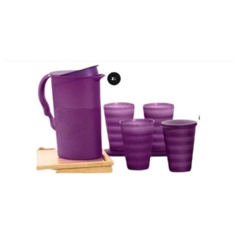 Tupperware Kit Jarra Murano Litros Copos Murano Ml Shopee Brasil