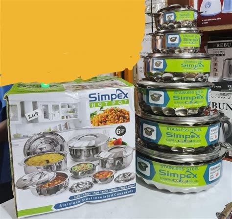 Exclusive Discounts For Pcs Simplex Stainless Steel Silver Hotpot Hot Pot